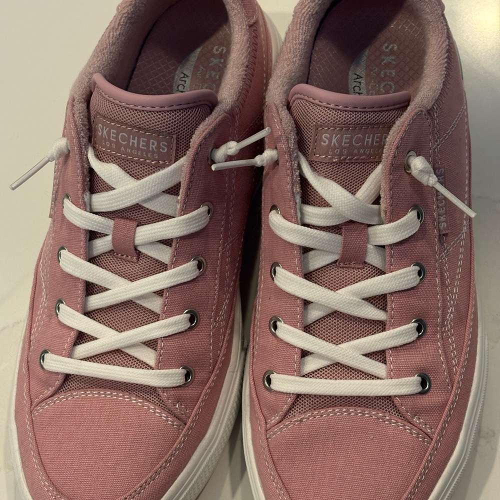 Skechers Bobs Street Women's Pink Casual Sneakers